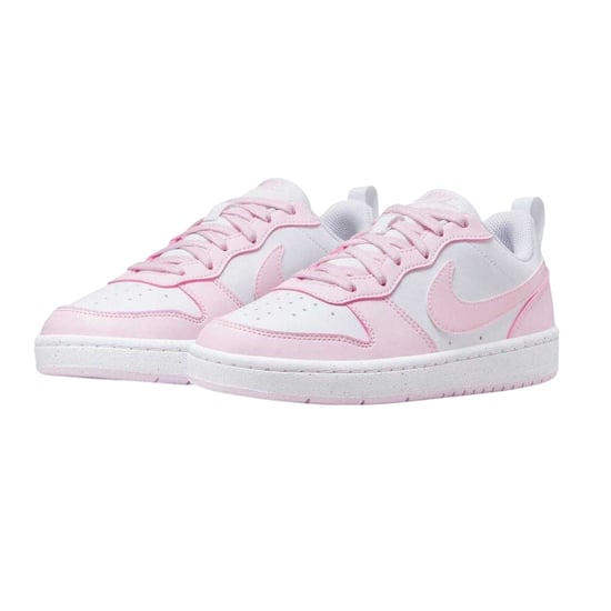 Nike - "Borough Low Recraft" Sneaker für Kinder, Leder, Flach (Weiß/Pink) - Image 5