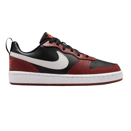 Nike - "Borough Low Recraft" Sneaker für Kinder, Leder, Flach (Schwarz/Rot) - Image 1
