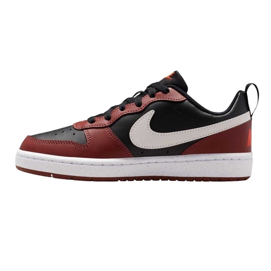 Nike - "Borough Low Recraft" Sneaker für Kinder, Leder, Flach (Schwarz/Rot) - Image 2