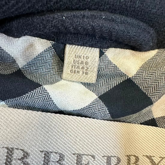 Burberry Brit Zweireiher-Mantel aus schwarzer Wolle - Image 6