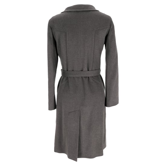 Roland Mouret Mantel mit Gürtel aus grauer Wolle - Image 3
