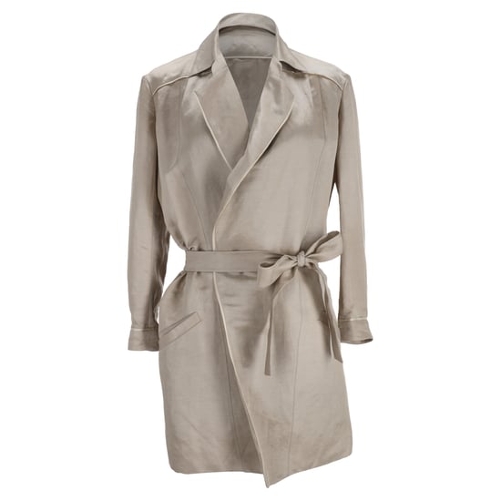 Nina Ricci Gürtelmantel aus beigefarbenem Leinen - Image 1