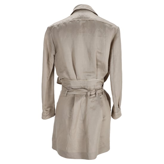 Nina Ricci Gürtelmantel aus beigefarbenem Leinen - Image 3