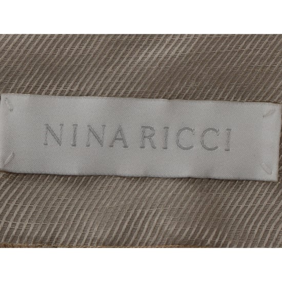 Nina Ricci Gürtelmantel aus beigefarbenem Leinen - Image 4