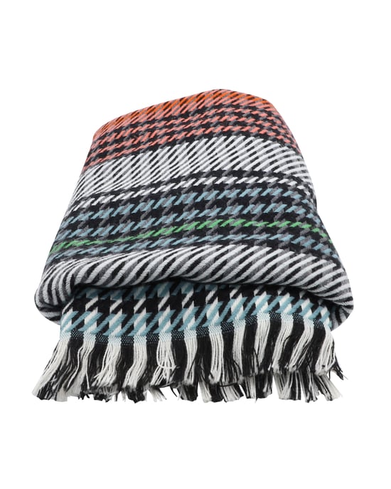 Maje karierter Poncho-Schal aus mehrfarbigem Acryl - Image 4
