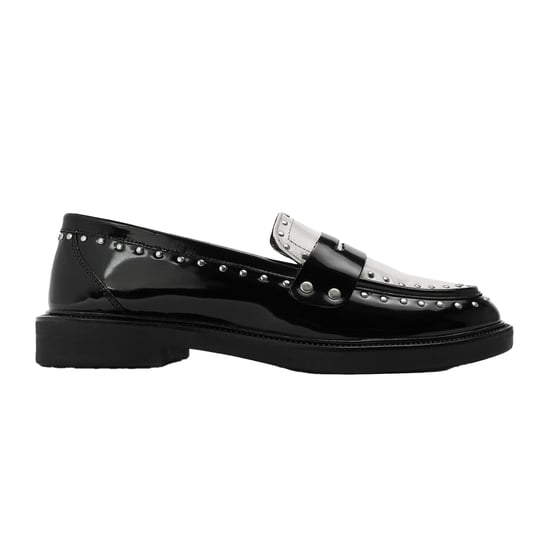 Steve Madden - Mit Stollen Penny-Schlupfschuhe für Damen, Blockabsatz ("Coco"/Schwarz) - Image 2