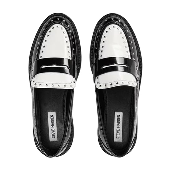 Steve Madden - Mit Stollen Penny-Schlupfschuhe für Damen, Blockabsatz ("Coco"/Schwarz) - Image 4