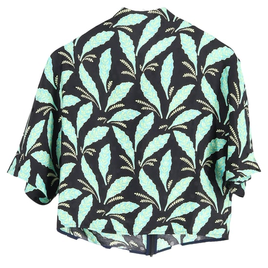 Diane von Furstenberg Top mit Blattmuster aus mehrfarbiger Viskose - Image 2