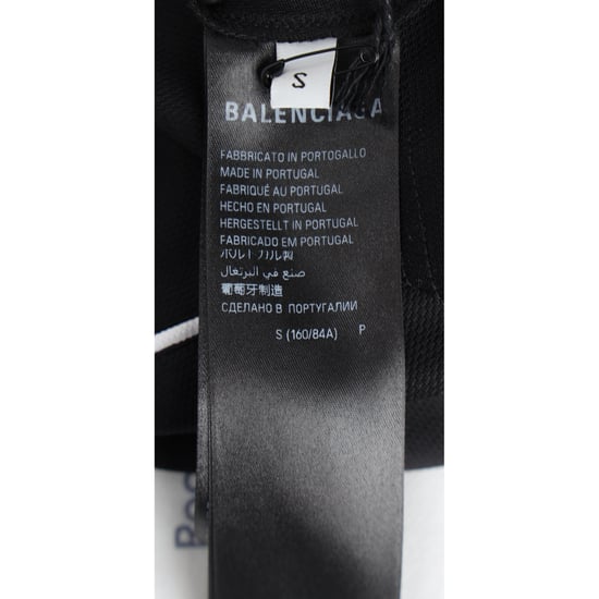 Balenciaga Fußballtrikot mit Löwenwappen aus schwarzem Polyester - Image 4