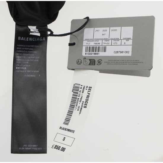 Balenciaga Fußballtrikot mit Löwenwappen aus schwarzem Polyester - Image 5