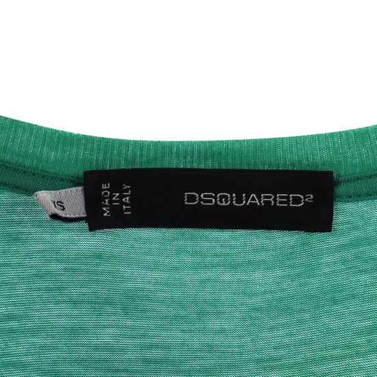 Ärmelloses Tanktop von Dsquared2 aus grüner Baumwolle - Image 4