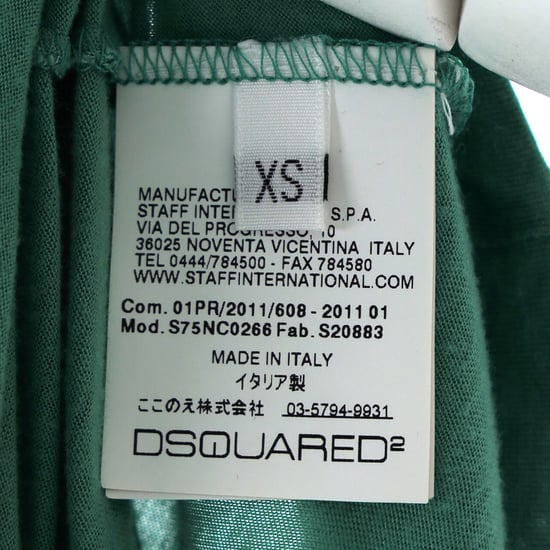 Ärmelloses Tanktop von Dsquared2 aus grüner Baumwolle - Image 5