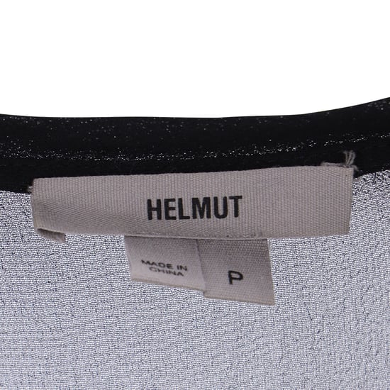 Helmut Lang Transparentes Ghost Top aus schwarzer Seide - Image 4