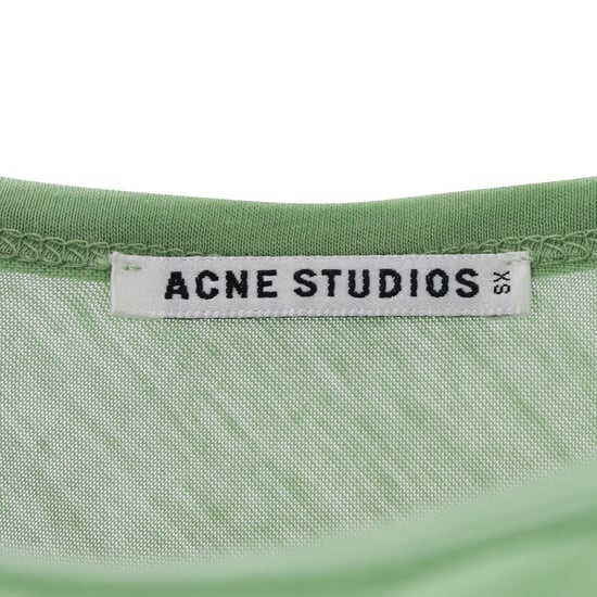 Acne Studios ärmelloses Tanktop mit Rundhalsausschnitt aus grünem Lyocell - Image 4
