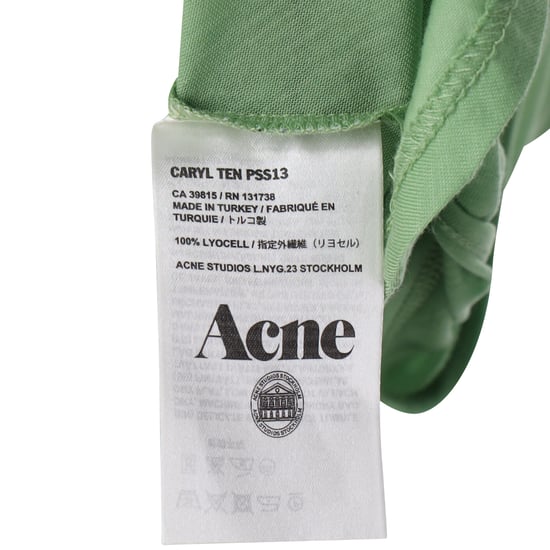 Acne Studios ärmelloses Tanktop mit Rundhalsausschnitt aus grünem Lyocell - Image 5