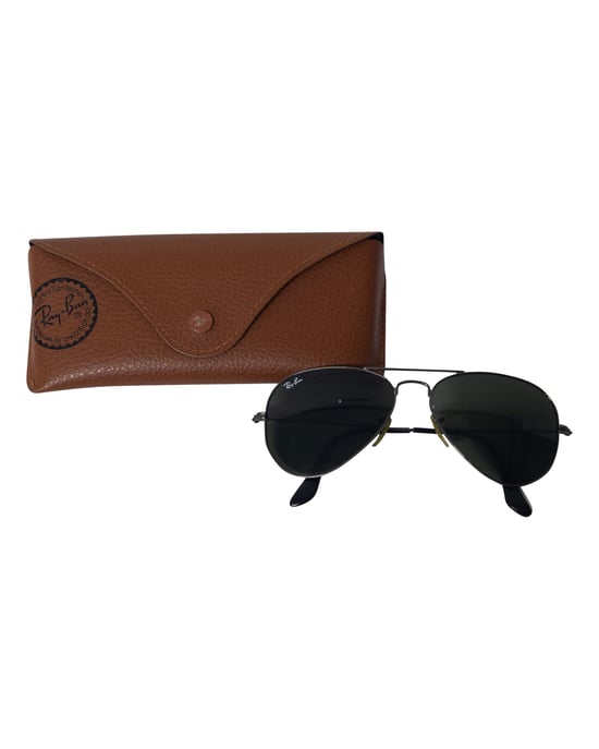 Ray-Ban Classic Aviator Sonnenbrille in Schwarzmetall - Image 6