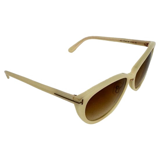 Tom Ford Katzenaugen-Tönte Sonnenbrille aus Ecru-Acetat - Image 4