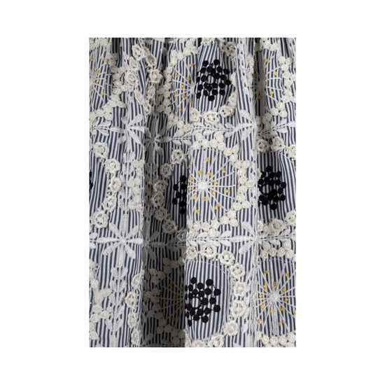Moschino Günstiges und schickes gestreiftes Midikleid mit Stickerei – 2010er Jahre - Image 5