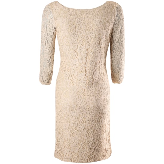 Diane Von Furstenberg – Langärmliges Zarita-Spitzenkleid aus beiger Viskose - Image 3