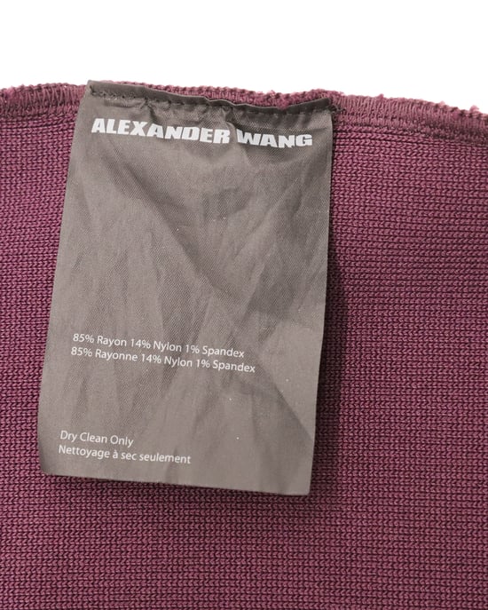 Alexander Wang Pre-owned Cut‑Out figurbetontes Kleid aus Viskose - Bordeaux - Image 5