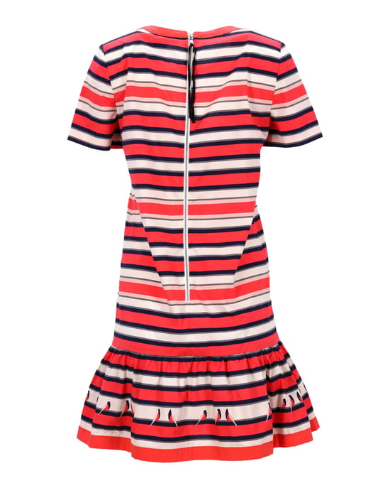 MARC by Marc Jacobs – Flavin – Gestreiftes Kleid aus mehrfarbiger Baumwolle - Image 3