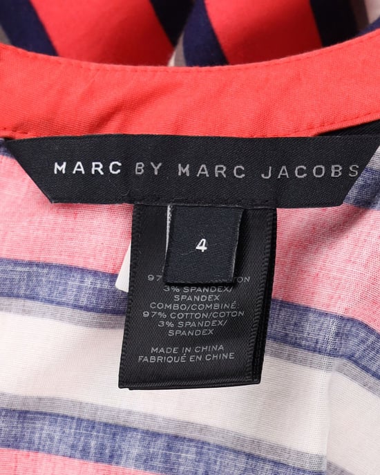 MARC by Marc Jacobs – Flavin – Gestreiftes Kleid aus mehrfarbiger Baumwolle - Image 4