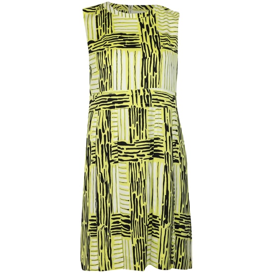 Diane Von Furstenberg – Bedrucktes Freizeitkleid „Hayley“ aus gelber Baumwolle - Image 1
