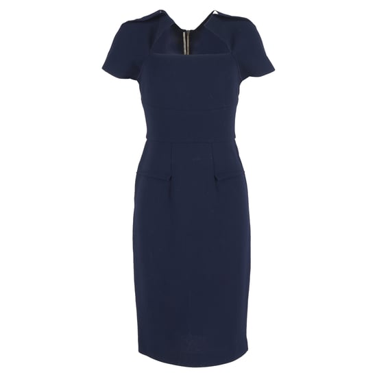 Roland Mouret „The Biltmore“-Kleid aus marineblauer Wolle - Image 1