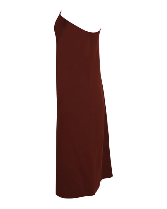 Bottega Veneta One-Shoulder-Kleid aus rostfarbener Viskose - Image 3