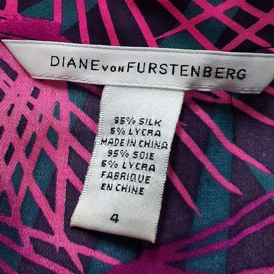 Diane von Furstenberg Della bedrucktes Midikleid mit Bindegürtel aus mehrfarbiger Seide - Image 3