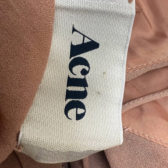 Acne Studios Minikleid mit drapiertem Neckholder aus braunem Triacetat - Image 4