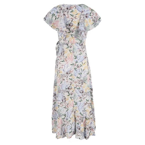 Maje Ritelle Midikleid aus Crêpe mit Spitzenbesatz und Blumenmuster aus Polyester - Image 3