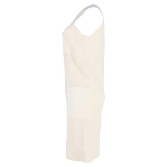 Ärmelloses Midikleid von Celine mit vier Taschen aus cremefarbener Viskose - Image 2