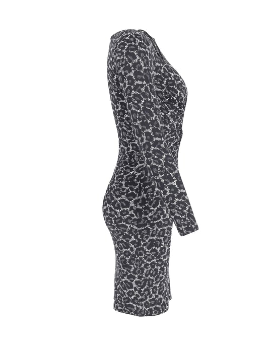Michael Kors Midikleid aus Polyester mit Animal-Print - Animal-Print - Image 3