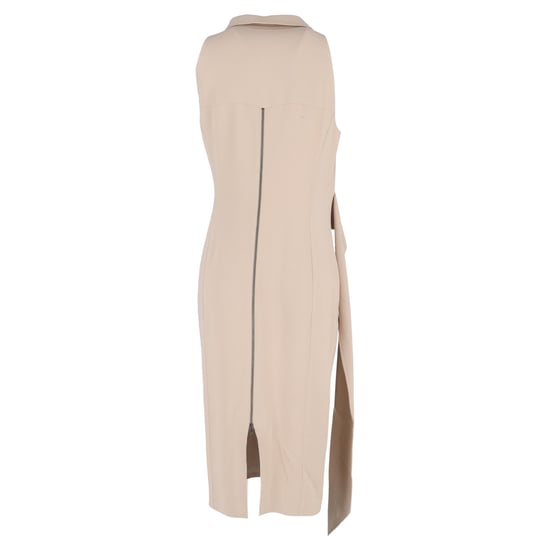Roland Mouret Wickelkleid Midi aus beiger Viskose - Image 3