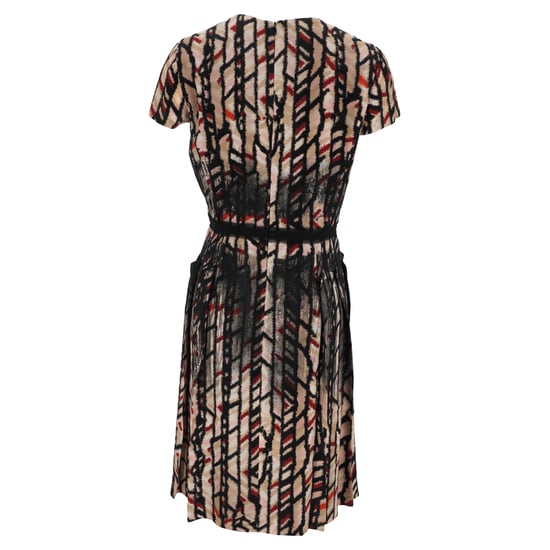 Bottega Veneta knielanges Kleid aus mehrfarbiger Seide - Image 3