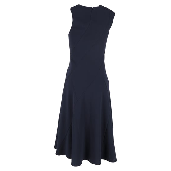 Theory Midikleid ohne Ärmeln mit geschwungenen Nähten in Marineblau aus Polyester - Image 3