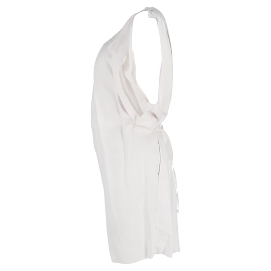 Ärmelloses, knielanges Kleid von Acne Studios aus weißer Viskose - Image 2