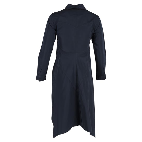Jil Sander Hemdblusenkleid aus Baumwolle in Marineblau - Image 3