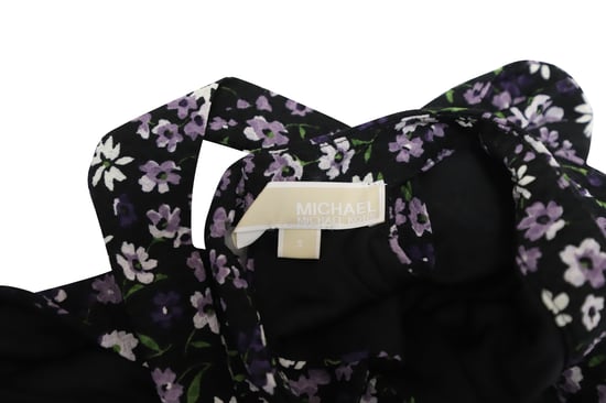 Michael Kors Midi-Kleid mit floralem Print und Neckholder aus mehrfarbigem Polyester - Image 5