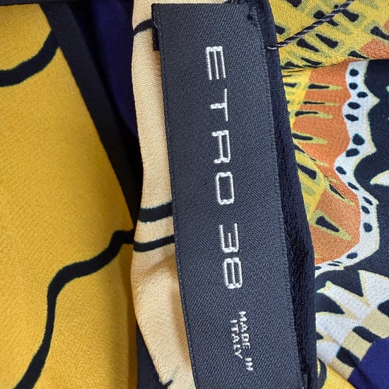Etro Pre-owned Midikleid mit Wickeldetail und Print aus Seide - Mehrfarbig - Image 4