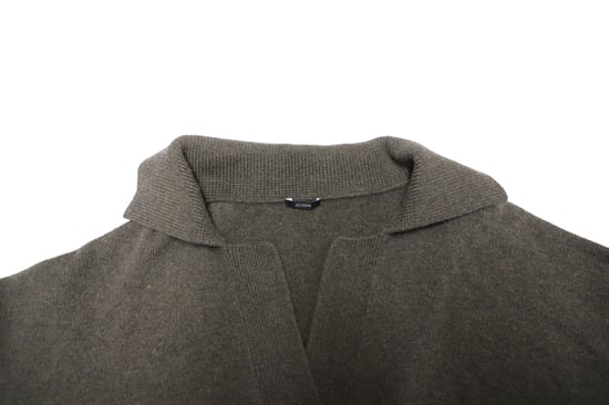 Joseph Übergroßes Strickkleid aus dunkelgrüner Wolle - Image 6