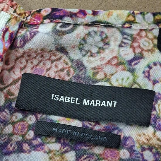 Isabel Marant Celina Minikleid mit Blumenmuster aus mehrfarbiger Seide - Image 3