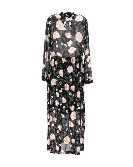 Ganni – Carlton – Georgette-Maxikleid aus Viskose mit Blumenmuster - Image 3