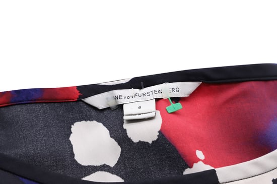 Diane von Furstenberg bedrucktes New Della Kleid aus mehrfarbiger Seide - Image 2