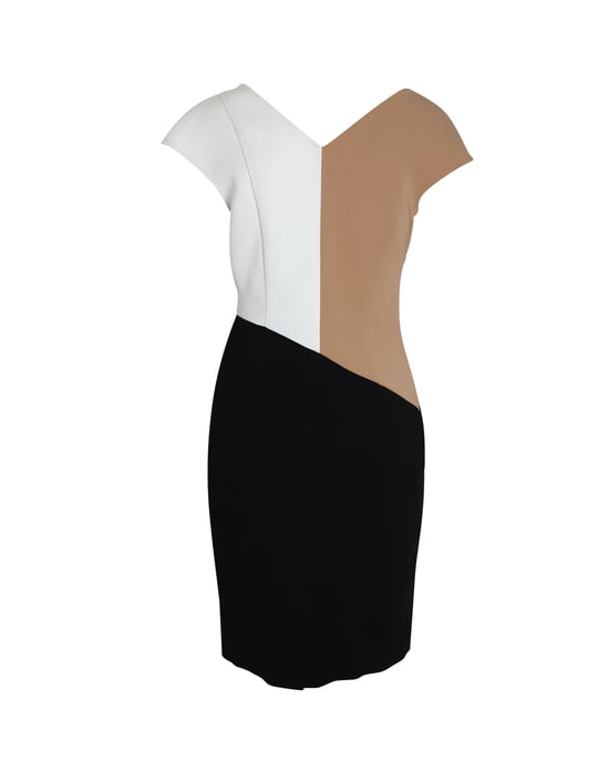 Diane von Furstenberg Color-Block-Kleid aus mehrfarbigem Triacetat - Image 3