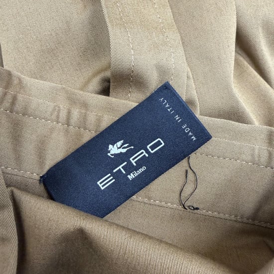 Etro Kleid mit Taschendetails aus brauner Baumwolle - Image 4