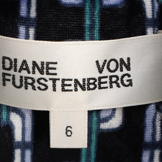Diane von Furstenberg Chiana Zweireihiger bedruckter Samtblazer und Hose aus mehrfarbiger Viskose - Image 4