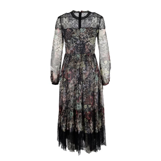 Valentino Pre-owned Red Valentino Kleid mit Blumenprint und Spitzenbesatz - '10s - Mehrfarbig - Image 2