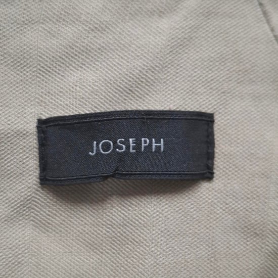 Joseph Pre-owned Midikleid mit V-Ausschnitt aus Leinen - Beige - Image 3